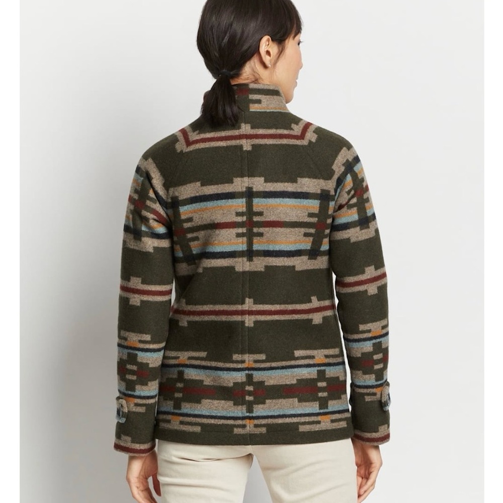Pendleton Women’s Wool Blend Tobbogan Coat Size Large NWT - Picture 11 of 12